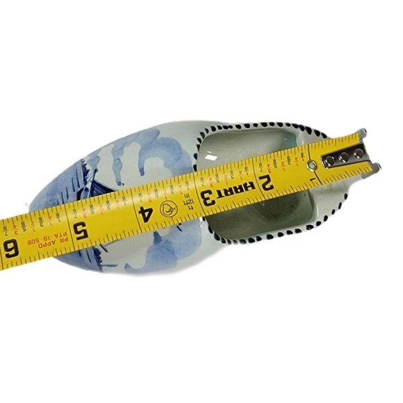 Vintage Delft Holland Porcelain Dutch Clog Shoe 5.5" Ashtray Hand Painted Cigar - Picture 6 of 6